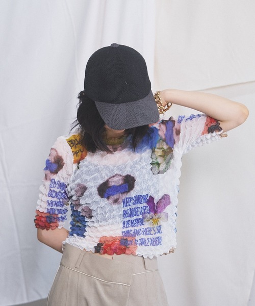 tシャツ POKOPOKO print TOPS レディース セール】POKOPOKO print TOPS（Tシャツ/カットソー）｜MIDVEIN
