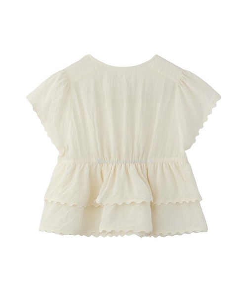 ブラウス シャツ FRILL AND LACE BLOUSE レディース セール】FRILL AND LACE BLOUSE（シャツ/ブラウス）｜MILKFED