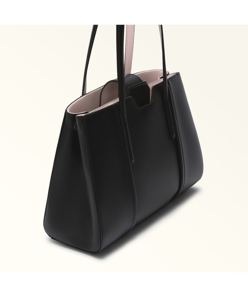 FURLA(フルラ)の「FURLA RIVA L TOTE(トートバッグ・レディース・ライトホワイト/ブラック/ダークグレー・ONE SIZE)」の11枚目の写真