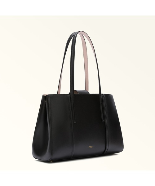 FURLA(フルラ)の「FURLA RIVA L TOTE(トートバッグ・レディース・ライトホワイト/ブラック/ダークグレー・ONE SIZE)」の12枚目の写真