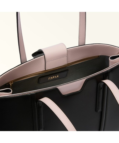 FURLA(フルラ)の「FURLA RIVA L TOTE(トートバッグ・レディース・ライトホワイト/ブラック/ダークグレー・ONE SIZE)」の13枚目の写真
