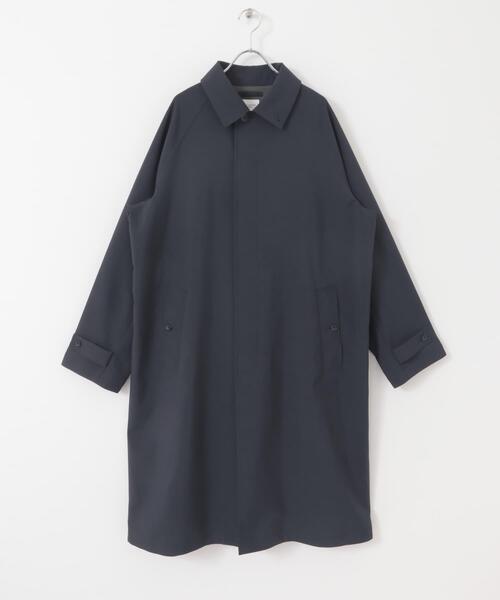 URBAN RESEARCH DOORS（アーバンリサーチドアーズ）の「『吸水速乾/接触冷感/防シワ』UTILITY&EASY バルマカンコート（ステンカラーコート・メンズ・ネイビー/ライトグレー/ブルー/チャコールグレー・MEDIUM/LARGE）」の6枚目の写真