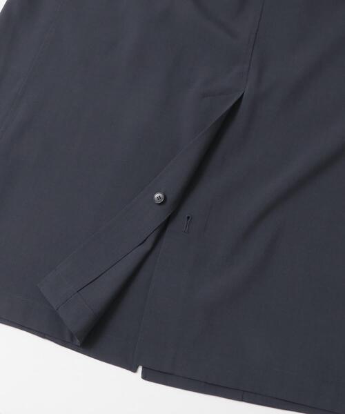 URBAN RESEARCH DOORS（アーバンリサーチドアーズ）の「『吸水速乾/接触冷感/防シワ』UTILITY&EASY バルマカンコート（ステンカラーコート・メンズ・ネイビー/ライトグレー/ブルー/チャコールグレー・MEDIUM/LARGE）」の5枚目の写真