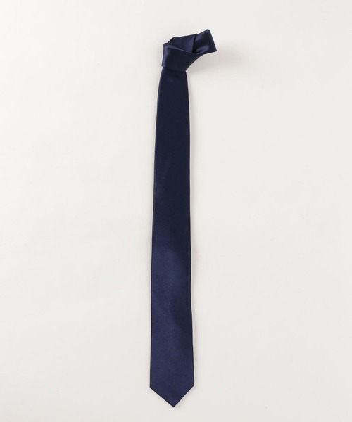 ADPOSION（アドポーション）の「シルクサテンソリッドカラータイ（ネクタイ・メンズ・レッド/ホワイト/ネイビー/シルバー/ブラウン/グリーン/ブラック・FREE）」の11枚目の写真