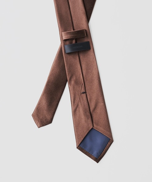 ADPOSION（アドポーション）の「シルクサテンソリッドカラータイ（ネクタイ・メンズ・レッド/ホワイト/ネイビー/シルバー/ブラウン/グリーン/ブラック・FREE）」の16枚目の写真