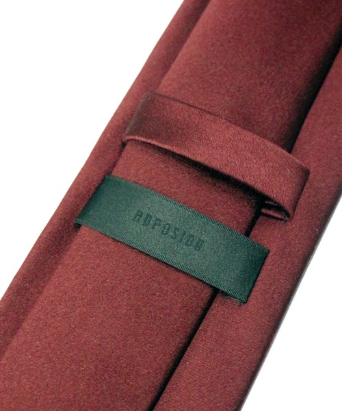 ADPOSION（アドポーション）の「シルクサテンソリッドカラータイ（ネクタイ・メンズ・レッド/ホワイト/ネイビー/シルバー/ブラウン/グリーン/ブラック・FREE）」の17枚目の写真