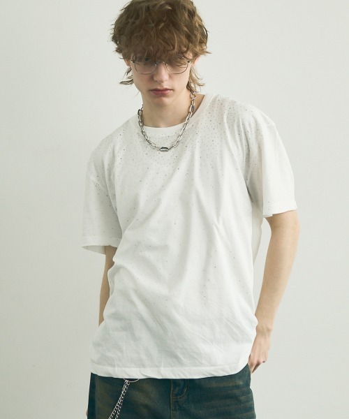 新作 ★PAULSMITH★\"Paisley Hanky\" 半袖Tシャツ Warped logo” 半袖Tシャツ（142569731Y