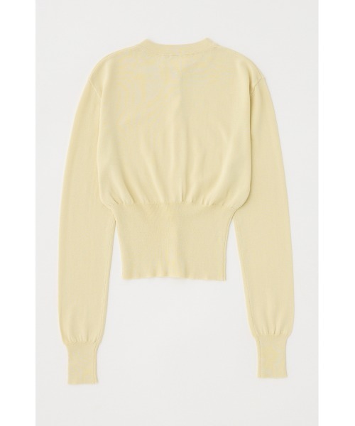 MOUSSY（マウジー）の「WAIST SWITCHING カーディガン（カーディガン/ボレロ・レディース・オフホワイト/ライトイエロー/ブラック・FREE）」の17枚目の写真