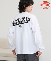 【REDKAP/レッドキャップ】別注バックプリントロングスリーブTシャツ