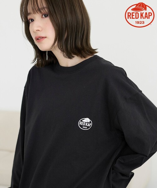 coen(コーエン)の「【REDKAP/レッドキャップ】別注バックプリントロングスリーブTシャツ(Tシャツ/カットソー・メンズ・ホワイト/ブラック・M/XL/L)」の2枚目の写真