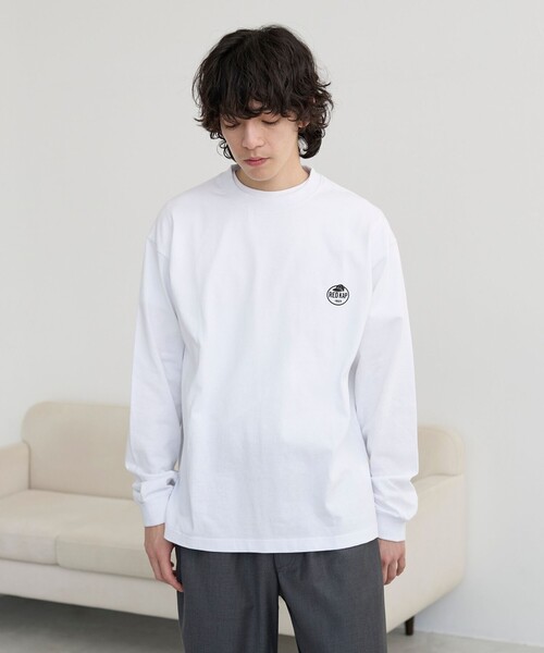coen(コーエン)の「【REDKAP/レッドキャップ】別注バックプリントロングスリーブTシャツ(Tシャツ/カットソー・メンズ・ホワイト/ブラック・M/XL/L)」の10枚目の写真