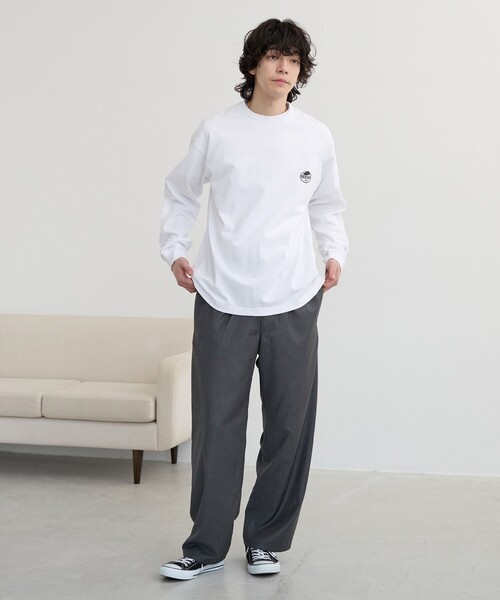 coen(コーエン)の「【REDKAP/レッドキャップ】別注バックプリントロングスリーブTシャツ(Tシャツ/カットソー・メンズ・ホワイト/ブラック・M/XL/L)」の9枚目の写真