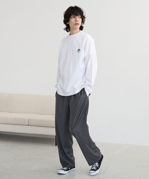 coen(コーエン)の「【REDKAP/レッドキャップ】別注バックプリントロングスリーブTシャツ(Tシャツ/カットソー・メンズ・ホワイト/ブラック・M/XL/L)」の5枚目の写真