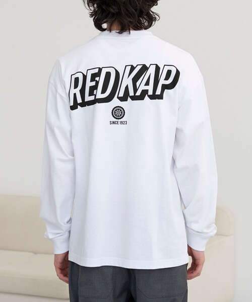 coen(コーエン)の「【REDKAP/レッドキャップ】別注バックプリントロングスリーブTシャツ(Tシャツ/カットソー・メンズ・ホワイト/ブラック・M/XL/L)」の22枚目の写真