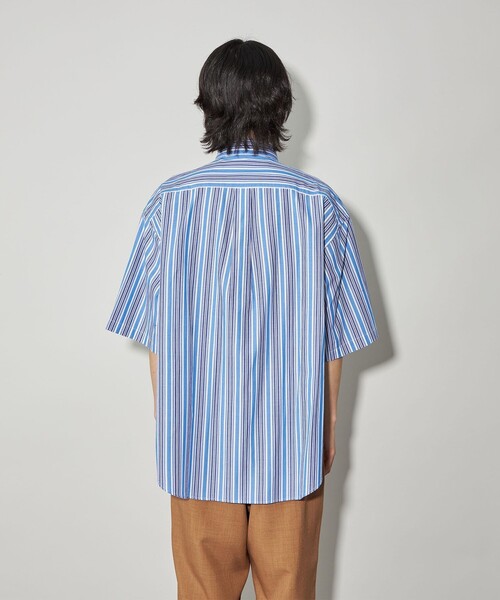 CITEN（シテン）の「＜CITEN＞ランダムストライプビッグシャツ（シャツ/ブラウス・メンズ・ライトブルー・S/L/M）」の6枚目の写真