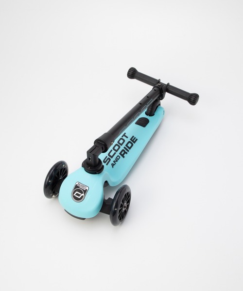 SCOOT AND RIDE(スクートアンドライド)の「SCOOT&RIDE HIGHWAYKICK 3 スクート&ライド ハイウェイキックスリー キックスクーター(おもちゃ・キッズ・グレイッシュブルー/ダークグリーン/ピンク/ライトグリーン/ライトピンク/ライトブルー/アッシュ・FREE)」の18枚目の写真