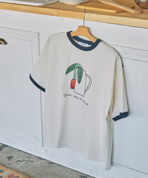 ナガシま モモ】コラボ アソート イラスト半袖Tシャツ MONO-MART