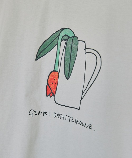 ナガシま モモ】コラボ アソート イラスト半袖Tシャツ MONO-MART