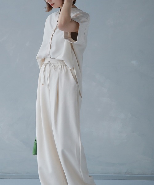 セール】リネンライクドロストストレートパンツ（その他パンツ