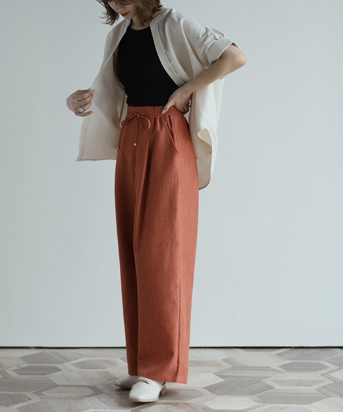 リネン ドロワーズパンツ ホワイト UNITED ARROWS LTD. OUTLET｜[size SHORT/TALLあり]BREEZE LINEN
