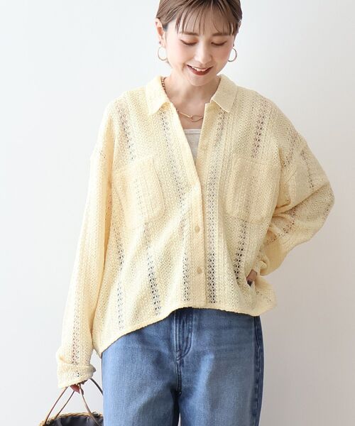 AMERIVINTAGE レースシャツジャケット Ameri VINTAGE - アメリヴィンテージ amerivintage シャツ