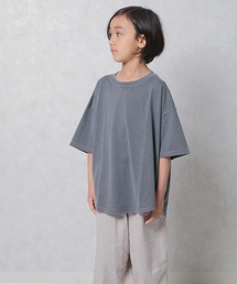 ZI-ON | キッズ ピグメント染 オーバーサイズ半袖Tシャツ(Tシャツ/カットソー)