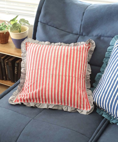 BFストライプクッションカバー52×52（クッション/クッション