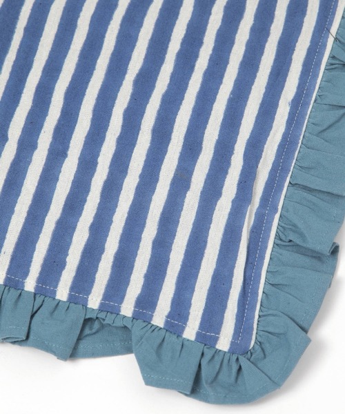 BAYFLOW（ベイフロー）の「BFストライプクッションカバー52×52（クッション/クッションカバー・レディース・ピンク/ブルー/グリーン・0）」の5枚目の写真