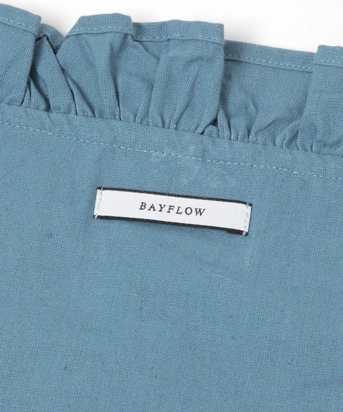 BAYFLOW（ベイフロー）の「BFストライプクッションカバー52×52（クッション/クッションカバー・レディース・ピンク/ブルー/グリーン・0）」の4枚目の写真