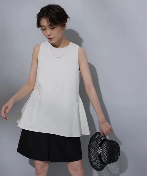 Arpege story(アルページュストーリー)の「ドライハーフパンツ(その他パンツ・レディース・ブラウン/ブラック/ホワイト・2/1)」の4枚目の写真