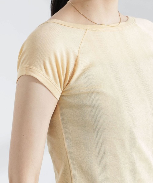 NANO universe(ナノユニバース)の「Robert P. Miller/Light Prib FS tee(Tシャツ/カットソー・レディース・オフホワイト/オレンジ系その他2・FREE)」の21枚目の写真