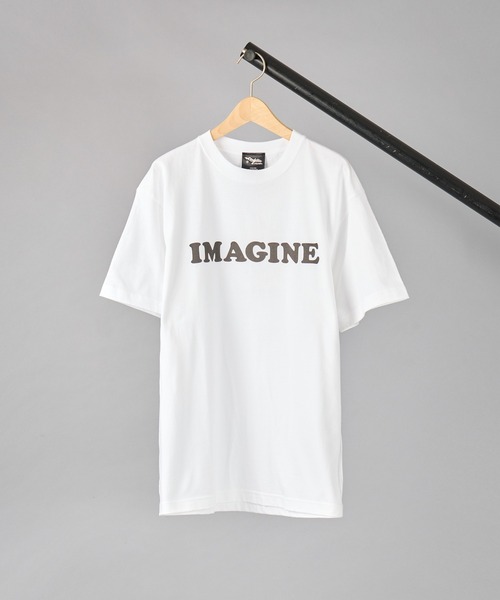 WORN FREE（ウォーンフリー）の「【 WORN FREE / ウォーンフリー 】YOKO ONO IMAGINE S/S TEE（Tシャツ/カットソー・レディース・ホワイト/ブラック・LARGE/SMALL/MEDIUM/X-LARGE）」の10枚目の写真