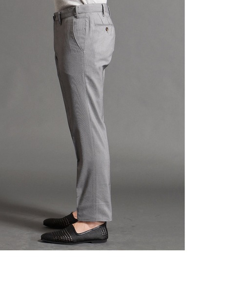 MONSIEUR NICOLE（ムッシュニコル）の「【ex/tra】ソロテックス バーズアイスラックス（その他パンツ・メンズ・ライトグレー/ブラウン/ネイビー・SMALL/MEDIUM/LARGE/X-LARGE）」の4枚目の写真