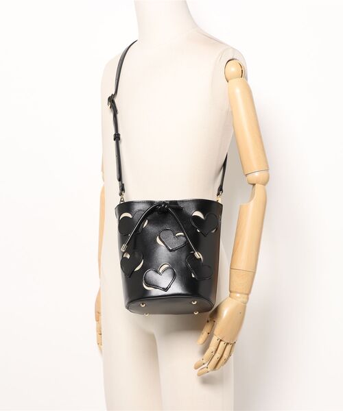 31 Sons de mode（トランテアン　ソン　ドゥ　モード）の「ハートモチーフバケツバッグ（ハンドバッグ・レディース・グリーン/クリーム/ブラック・フリー）」の8枚目の写真