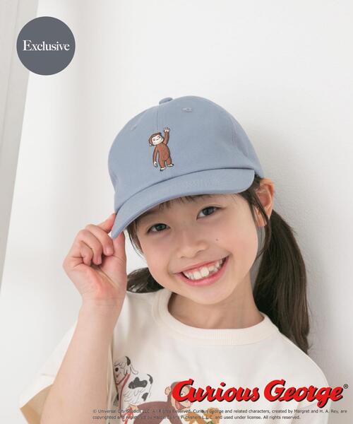 URBAN RESEARCH DOORS（アーバンリサーチドアーズ）の「『別注』おさるのジョージ/Cap(KIDS)（キャップ・キッズ・ブルー/ベージュ・ONE）」の2枚目の写真