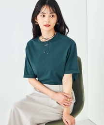 【接触冷感/UVカット/コットン100%/10色展開】ロールアップハーフスリーブTシャツ