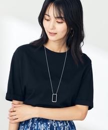 a.v.v | 【接触冷感/UVカット/コットン100％/10色展開】ロールアップハーフスリーブＴシャツ(Tシャツ/カットソー)