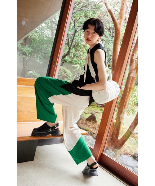 OMMO（オーエムエムオー）の「SWITCHING PT（その他パンツ・レディース・ブラック/カーキ系/グリーン・SMALL/MEDIUM）」の10枚目の写真