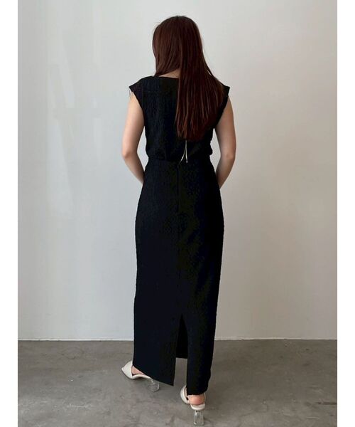 LAGUNAMOON（ラグナムーン）の「シャーリングジャガードIラインスカート（スカート・レディース・アイボリー/ブラック・SMALL/MEDIUM）」の19枚目の写真