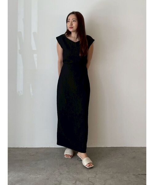 LAGUNAMOON（ラグナムーン）の「シャーリングジャガードIラインスカート（スカート・レディース・アイボリー/ブラック・SMALL/MEDIUM）」の16枚目の写真