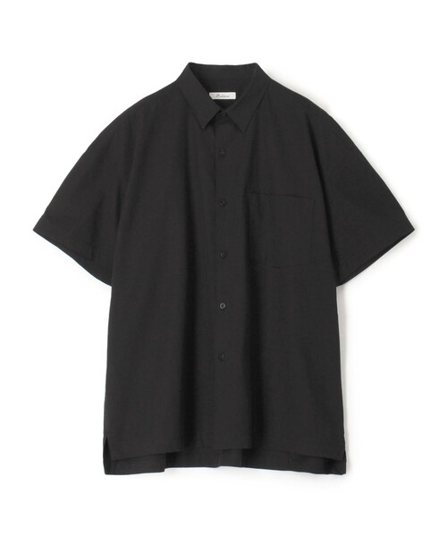 EDITION(エディション)の「オーガニックタイプライターハーフスリーブシャツ(シャツ/ブラウス・メンズ・ブルー/ブラック/ホワイト・M/S)」の2枚目の写真