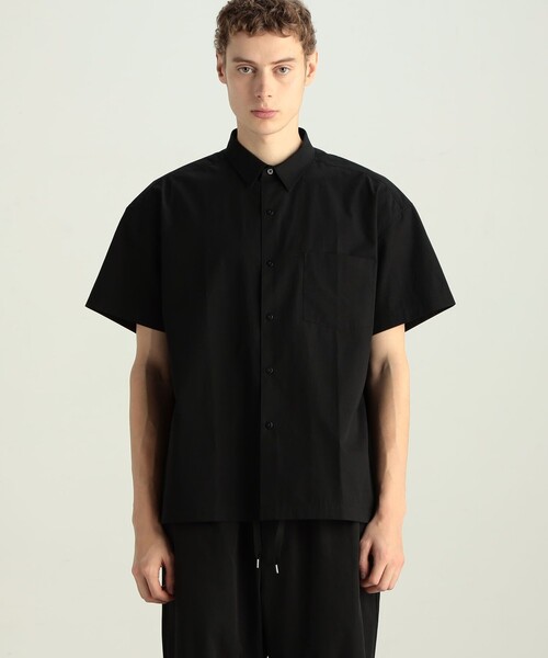 EDITION(エディション)の「オーガニックタイプライターハーフスリーブシャツ(シャツ/ブラウス・メンズ・ブルー/ブラック/ホワイト・M/S)」の13枚目の写真