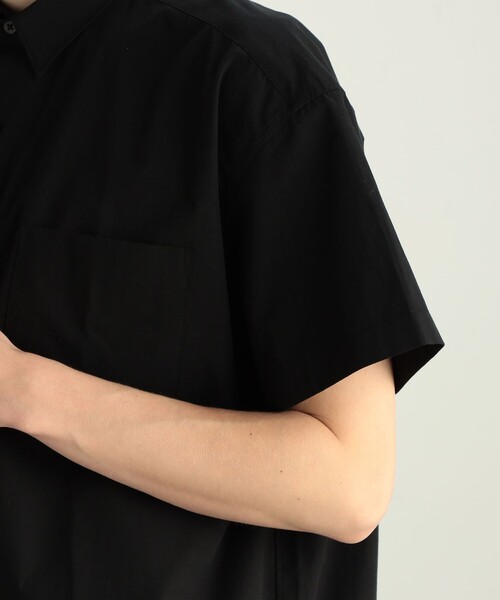 EDITION(エディション)の「オーガニックタイプライターハーフスリーブシャツ(シャツ/ブラウス・メンズ・ブルー/ブラック/ホワイト・M/S)」の5枚目の写真