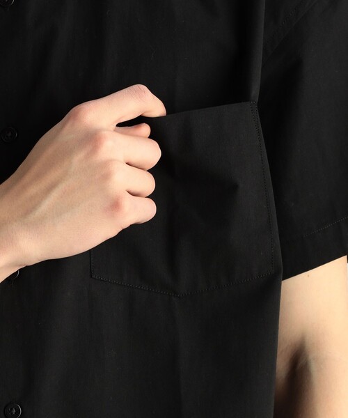 EDITION(エディション)の「オーガニックタイプライターハーフスリーブシャツ(シャツ/ブラウス・メンズ・ブルー/ブラック/ホワイト・M/S)」の7枚目の写真