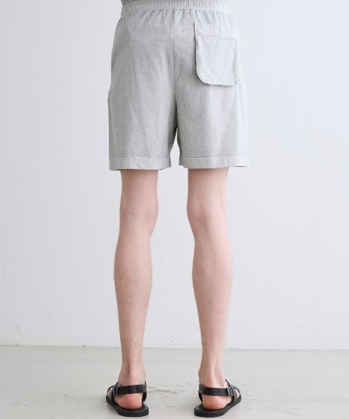 three dots(スリードッツ)の「ピグメントダイコットン ショートパンツ(その他パンツ・メンズ・オリーブ/ブラック/ライトグレー・SMALL/LARGE/MEDIUM)」の12枚目の写真