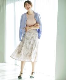 《7色展開/XS-LLサイズ》ビジューボタンニットカーディガン【洗濯機洗い可/抗ピル/接触冷感】