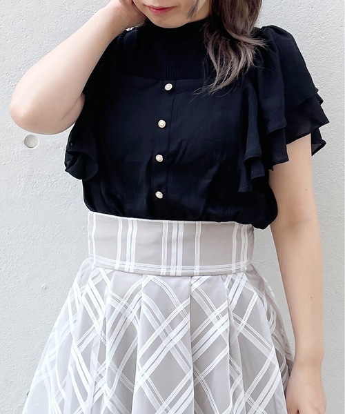 セール】2wayドッキングカットソー（Tシャツ/カットソー）｜one