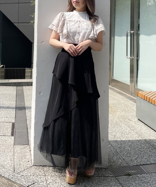 春のコレクション 2wayドッキングカットソー（Tシャツ/カットソー）｜one way トップス