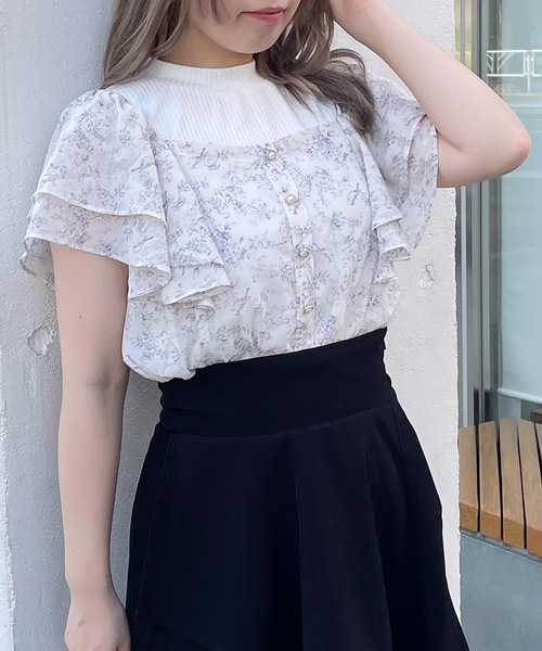 2wayドッキングカットソー（Tシャツ/カットソー）｜one way