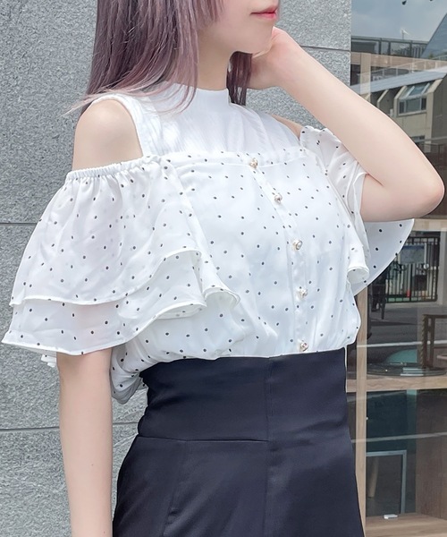 2025公式店舗 セール】2wayドッキングカットソー（Tシャツ/カットソー）｜one トップス